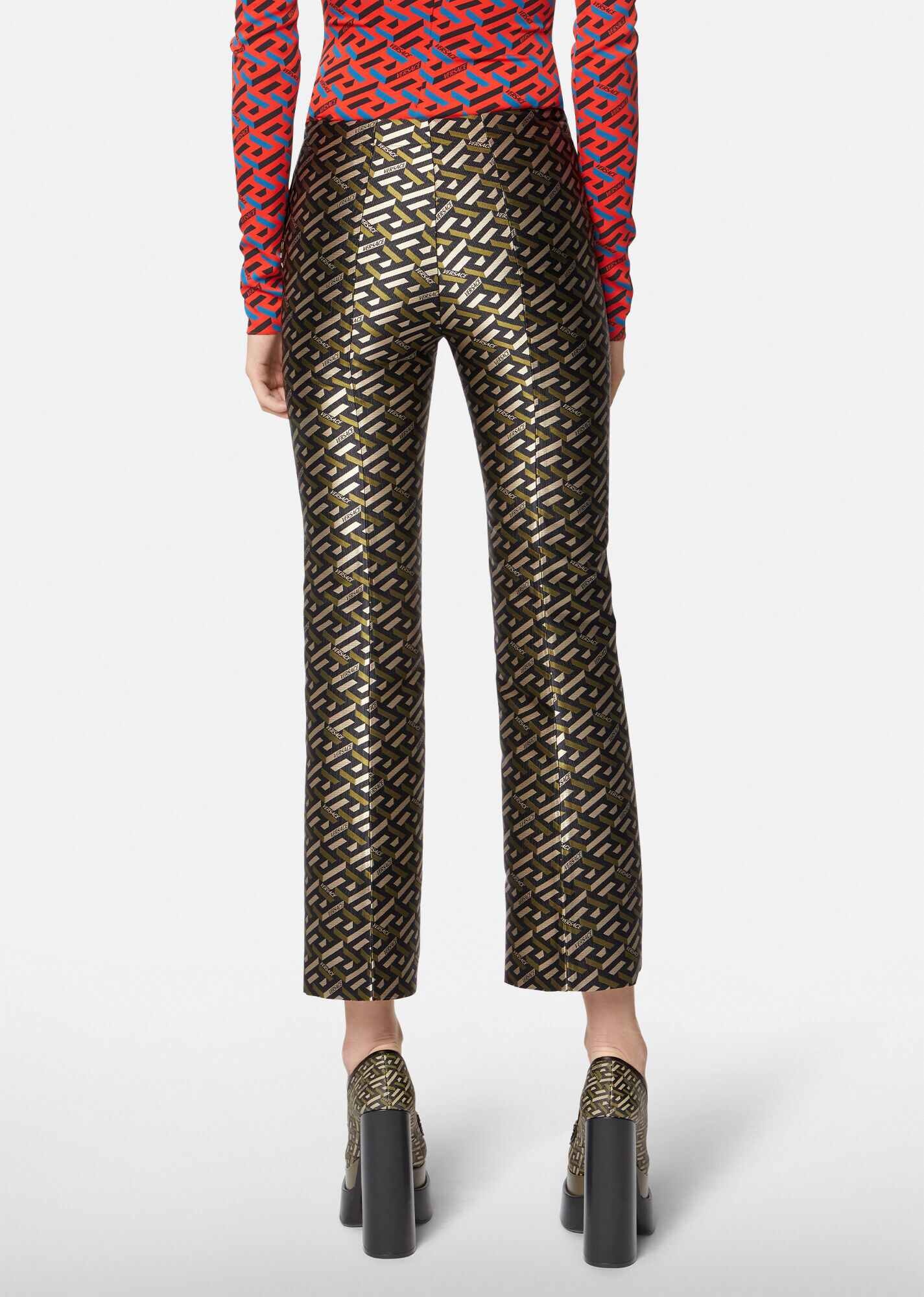 La Greca Jacquard Pants - 3