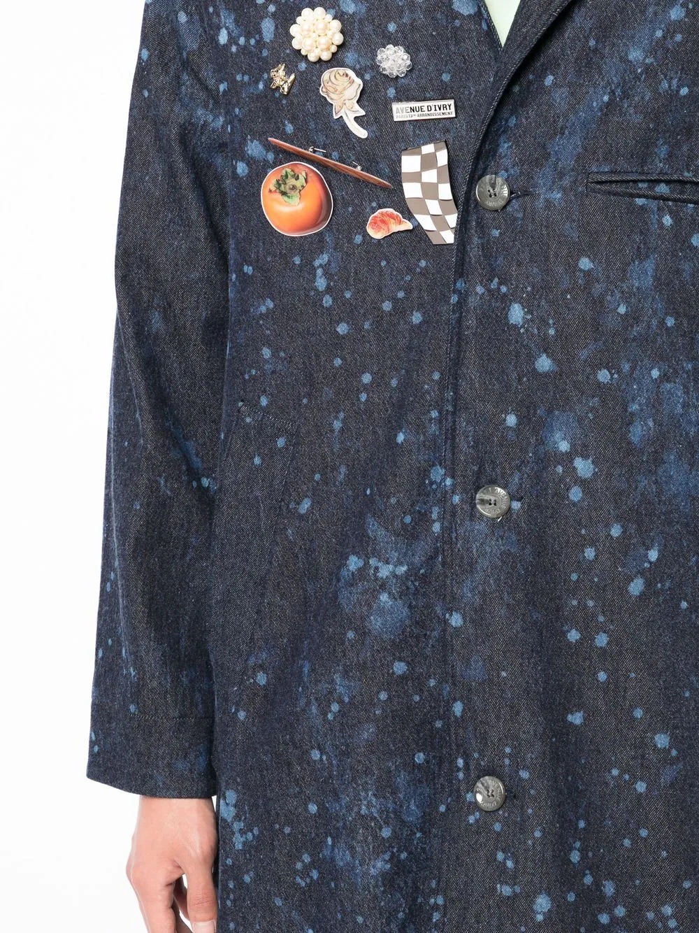 paint-splatter coach coat - 5