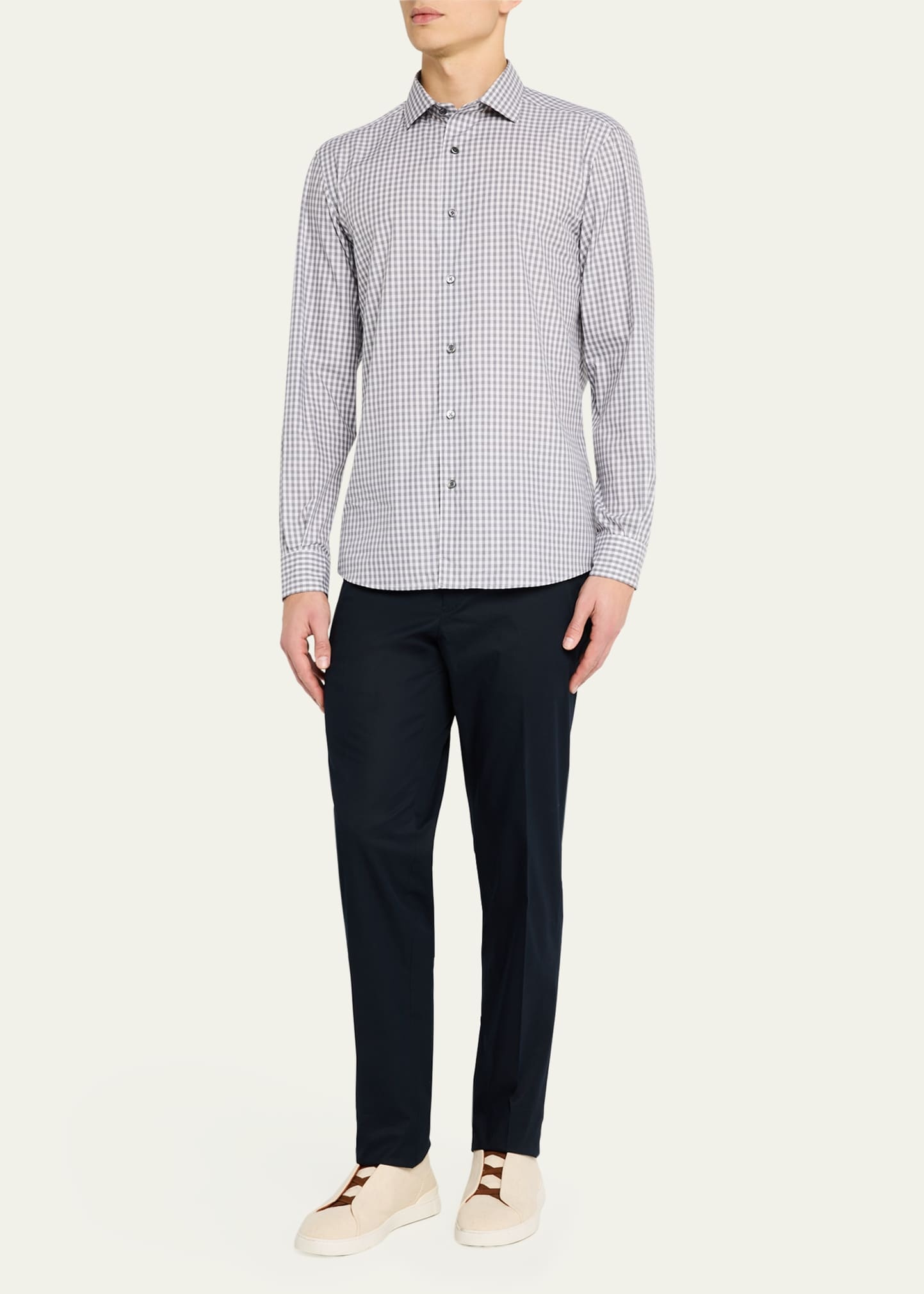 Men's Premium Flat-Front Trousers - 2