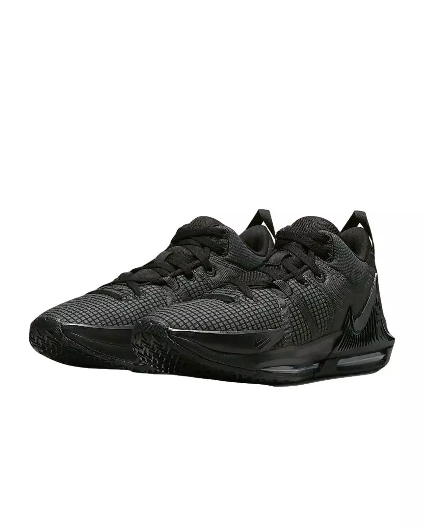 LeBron Witness 7 "Black/Anthracite/Black" Men's Basketball Shoe - 3
