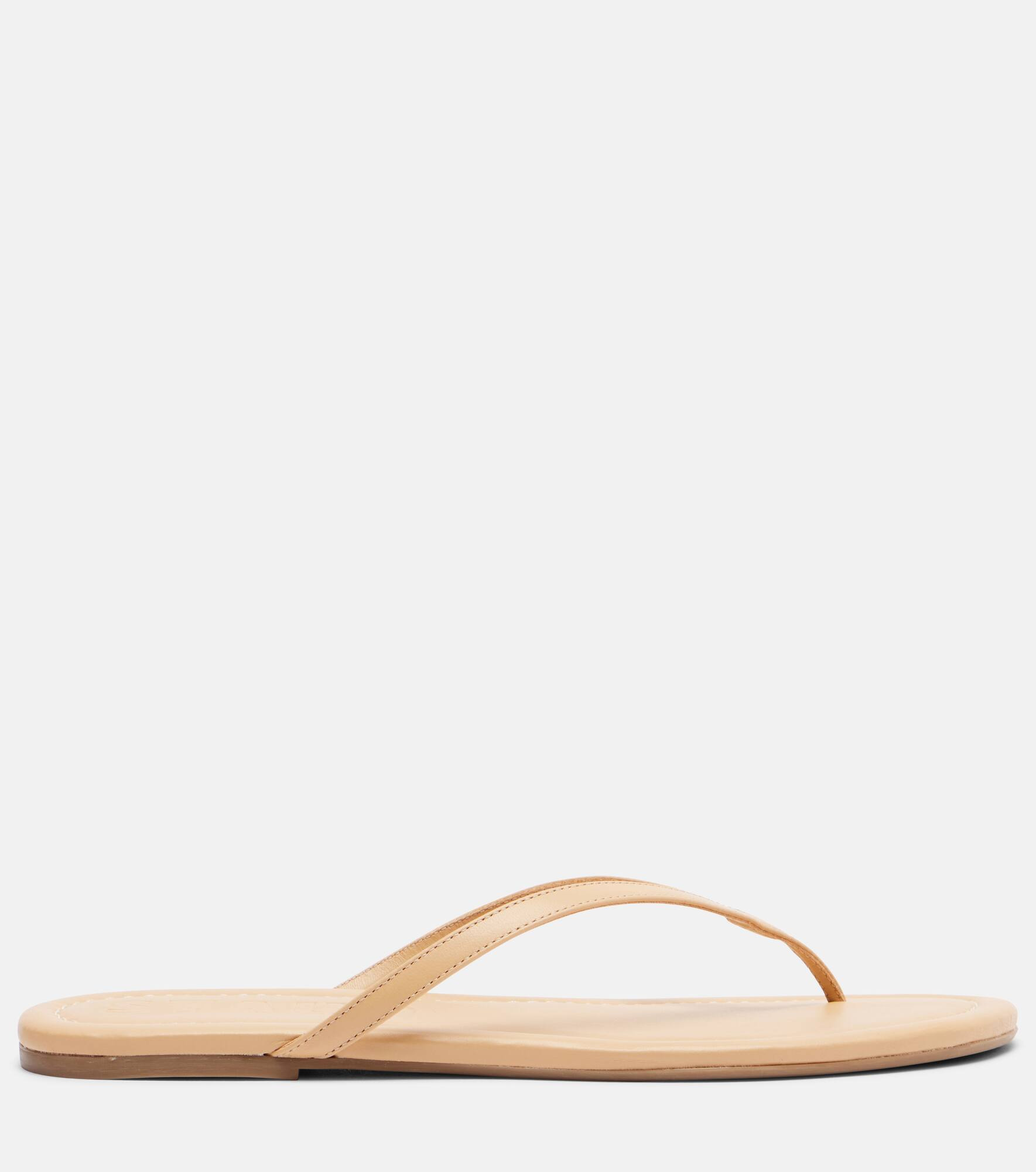 Freja leather thong sandals - 4