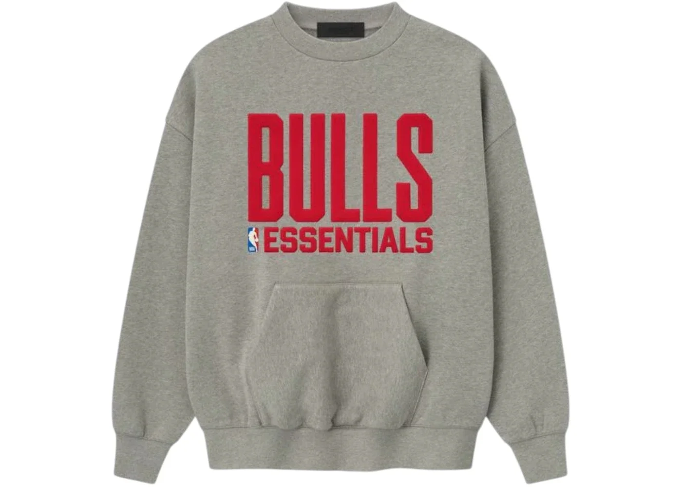Fear of God Essentials Bulls Sport Crewneck Concrete Heather - 1