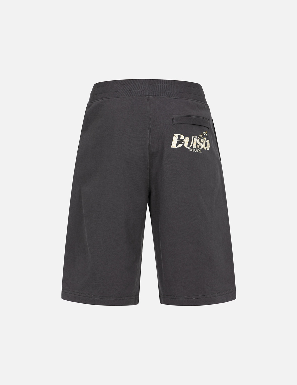 LOGO PRINT REGULAR FIT SWEAT SHORTS - 2