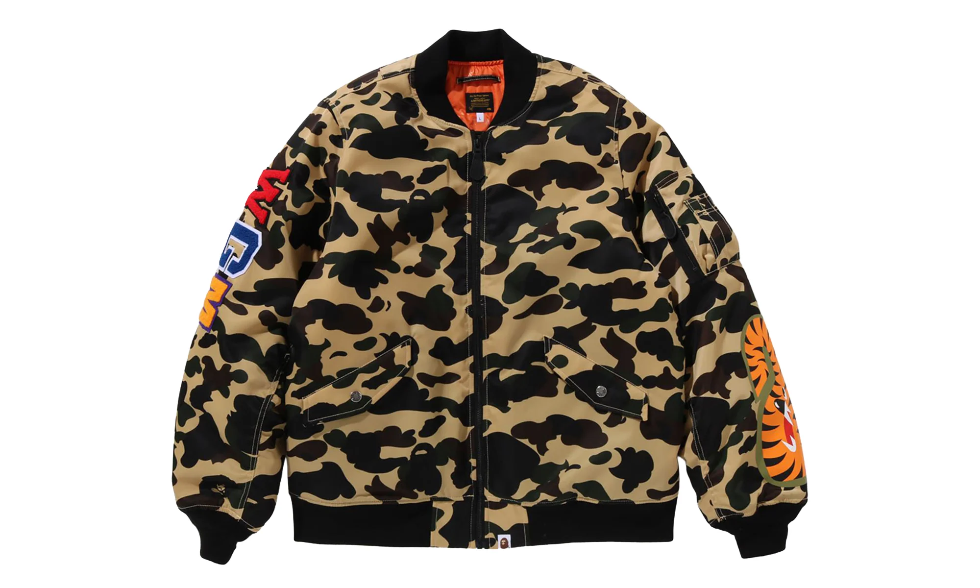 1st Camo Shark MA-1 Jacket "Yellow" 1L30 141 003 YELLOW - 1