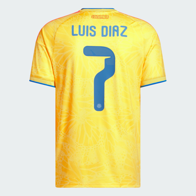 Colombia 26 Home Diaz Jersey 3