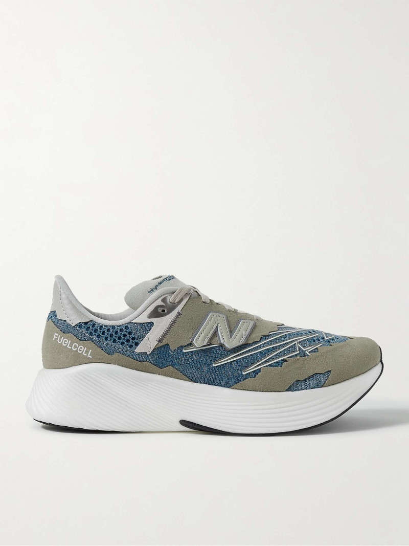 Tokyo Design Studio FuelCell RC Elite v2 Faux Suede, Leather and Mesh Sneakers - 1