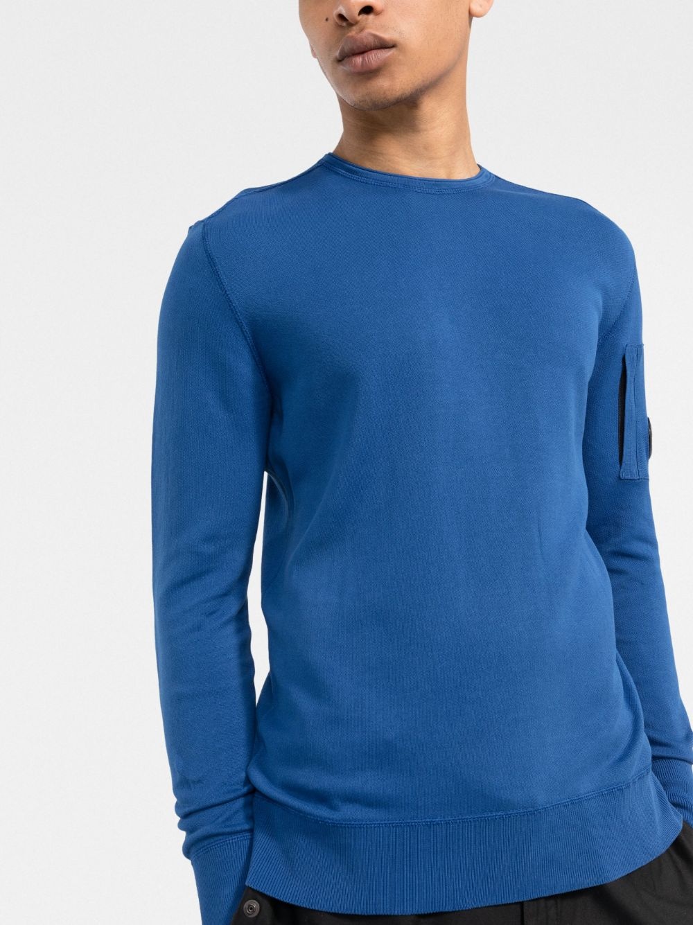 long-sleeve fitted top - 3