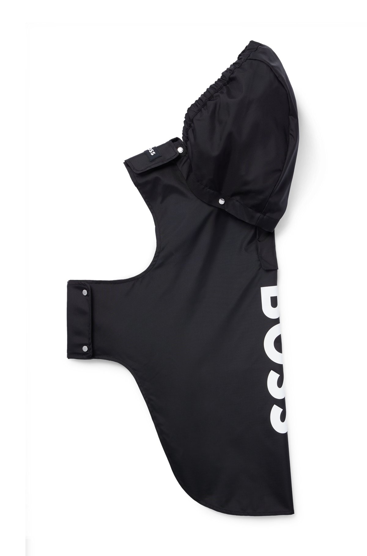 DOG RAINCOAT IN WATERPROOF FABRIC WITH CONTRAST LOGO - 4