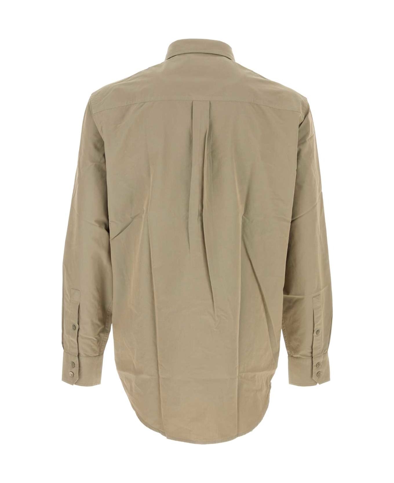 Khaki Poplin Shirt - 2