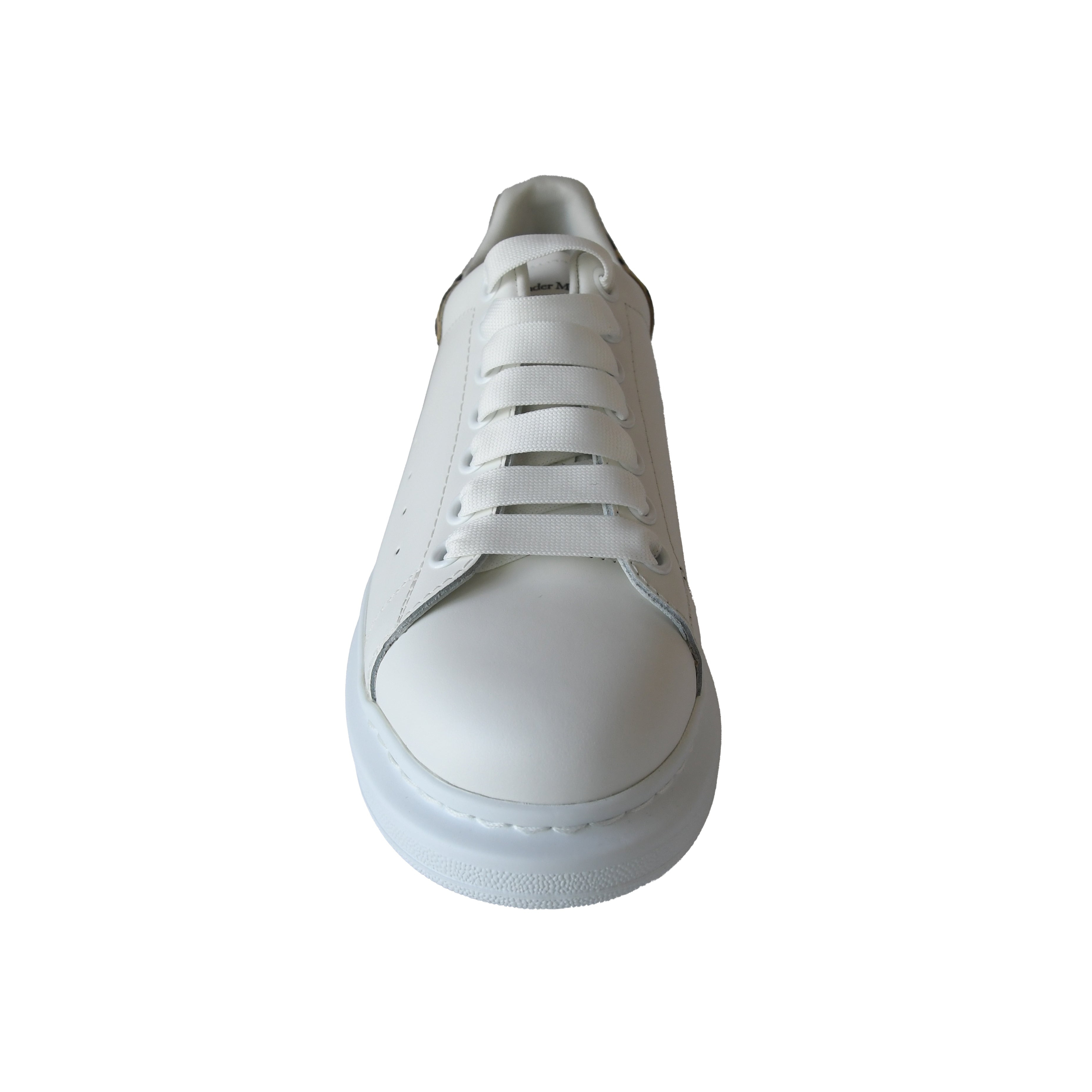 Alexander McQueen Leopard Print Oversized Sneakers White - 5