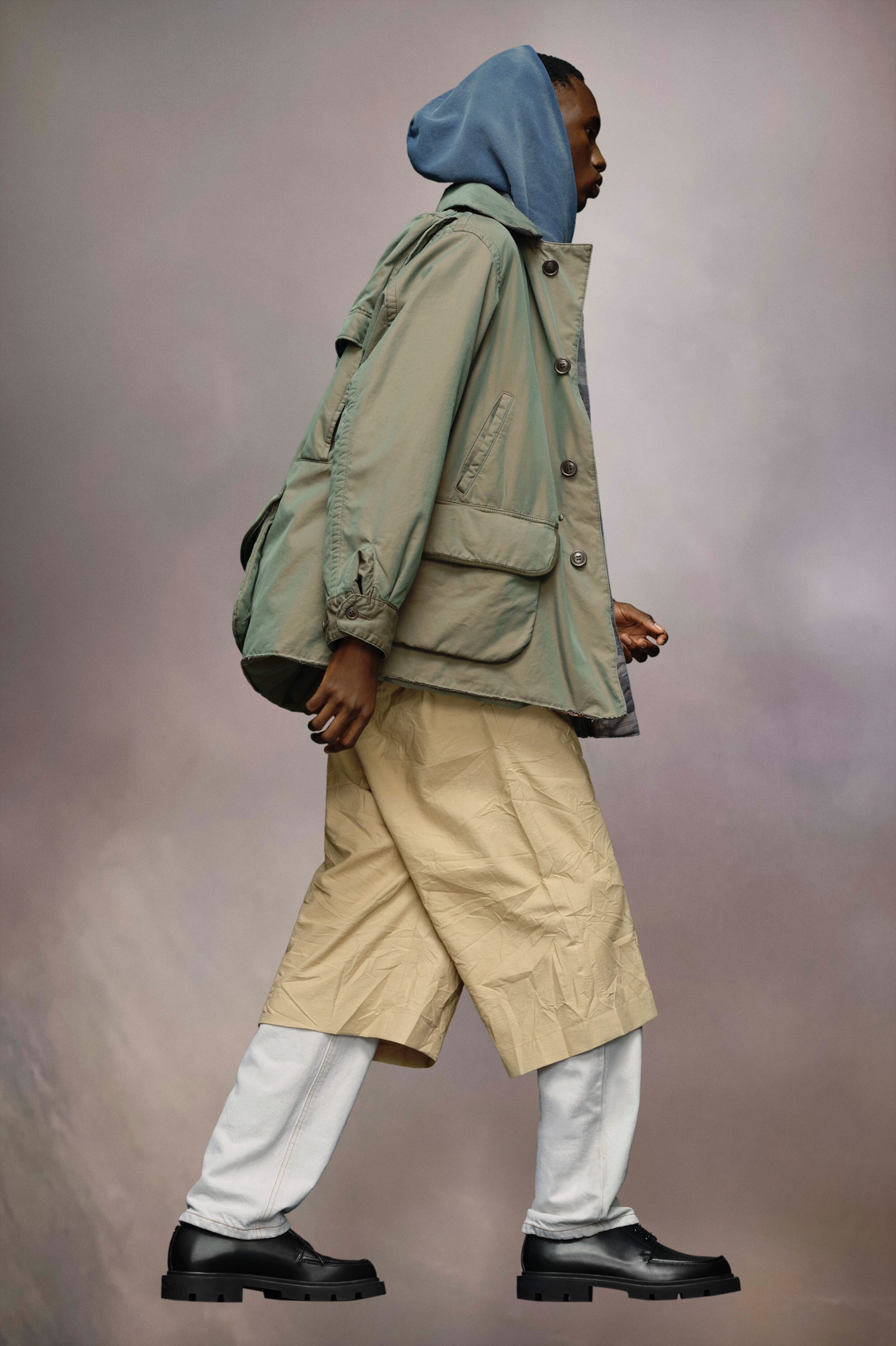 Distressed tonic cotton jacket - 3