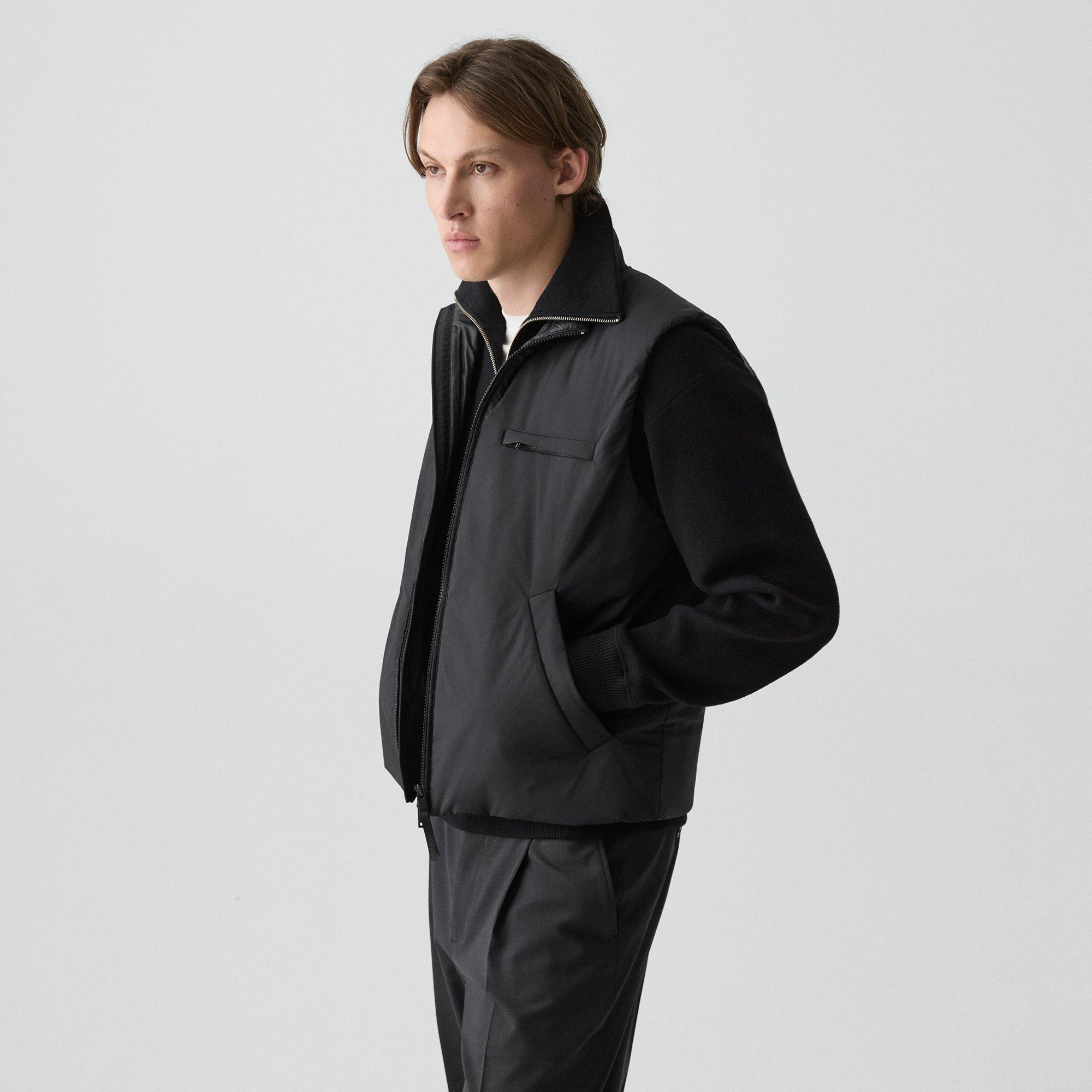 Zip-Up Vest in Motion Nylon - 3