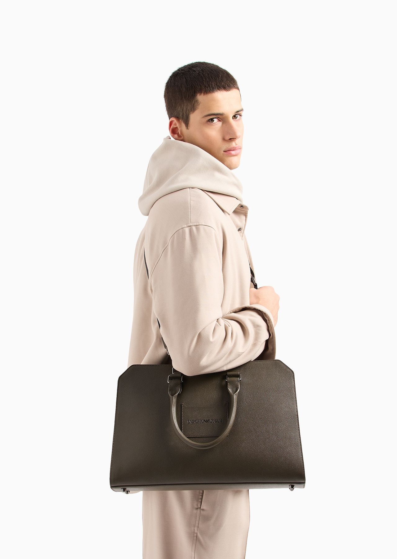 Business bag in tumbled leather - 7