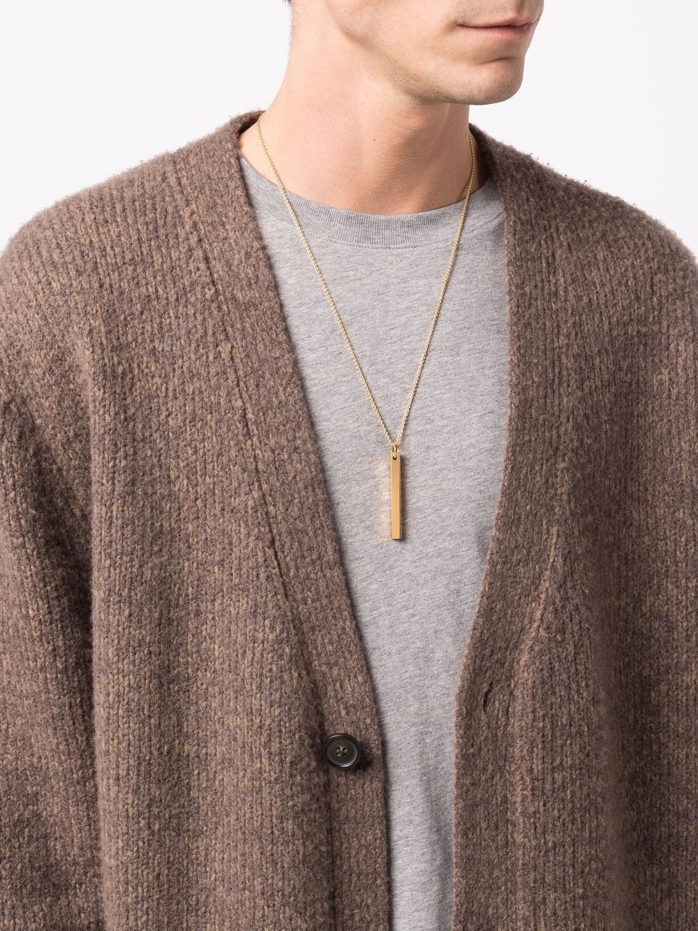 Cube-chain 9kt gold-plated sterling-silver necklace - 2