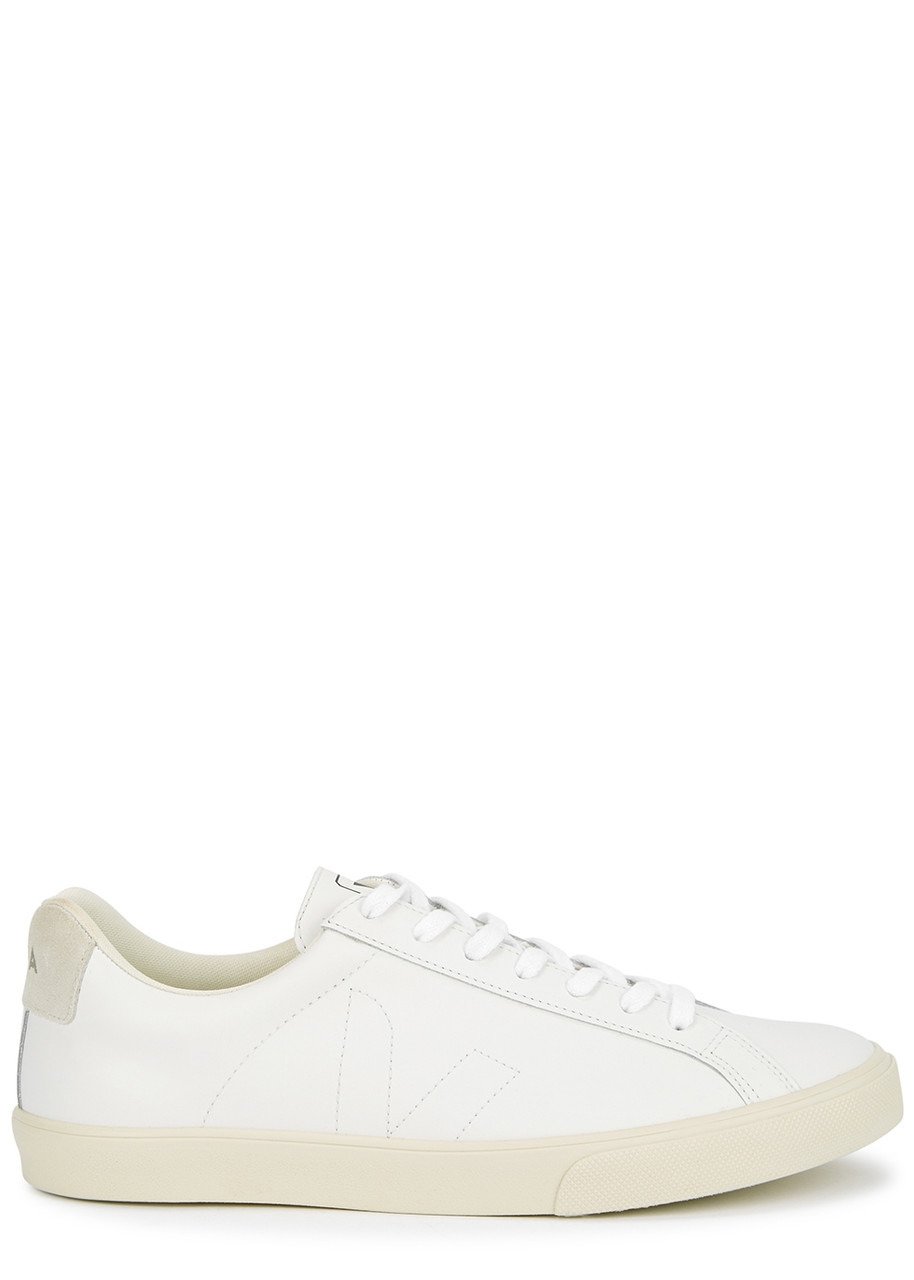 Esplar white leather sneakers - 1