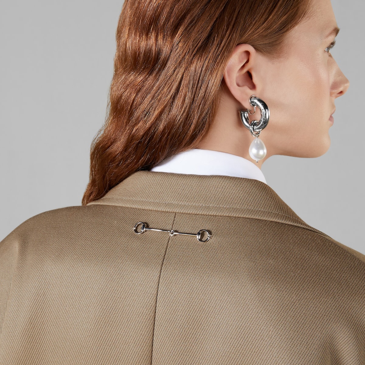 Wool jacket with Horsebit - 5