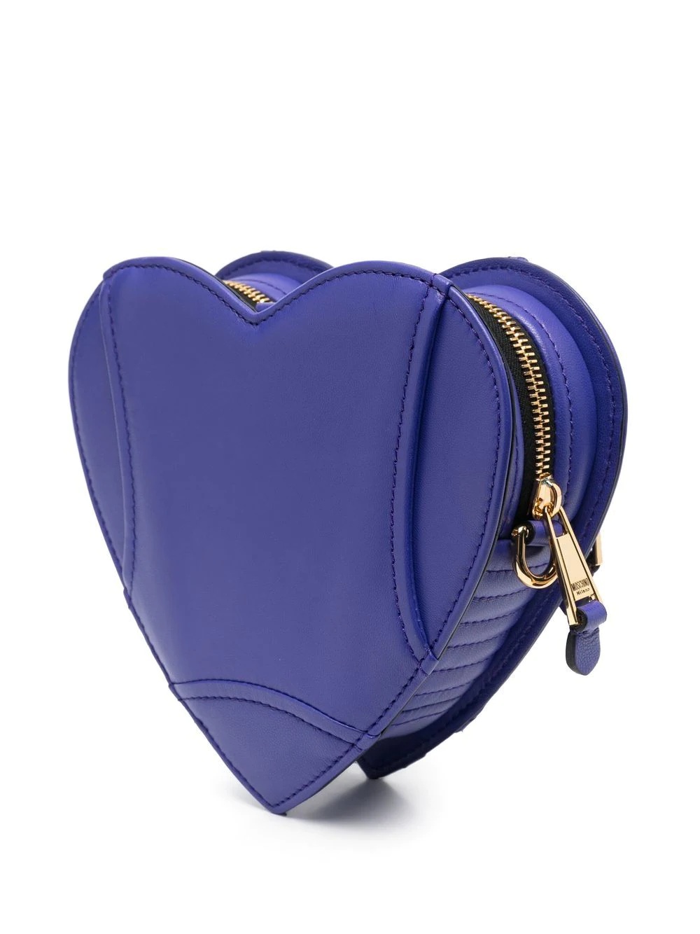 Heart Biker leather clutch bag - 3