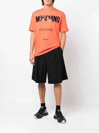 Moschino logo-print short-sleeved T-shirt outlook