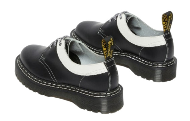 Dr. Martens Dr. Martens 1461Bex Smooth Contrast Leather Oxford Shoes 'Black White' 27329009 outlook