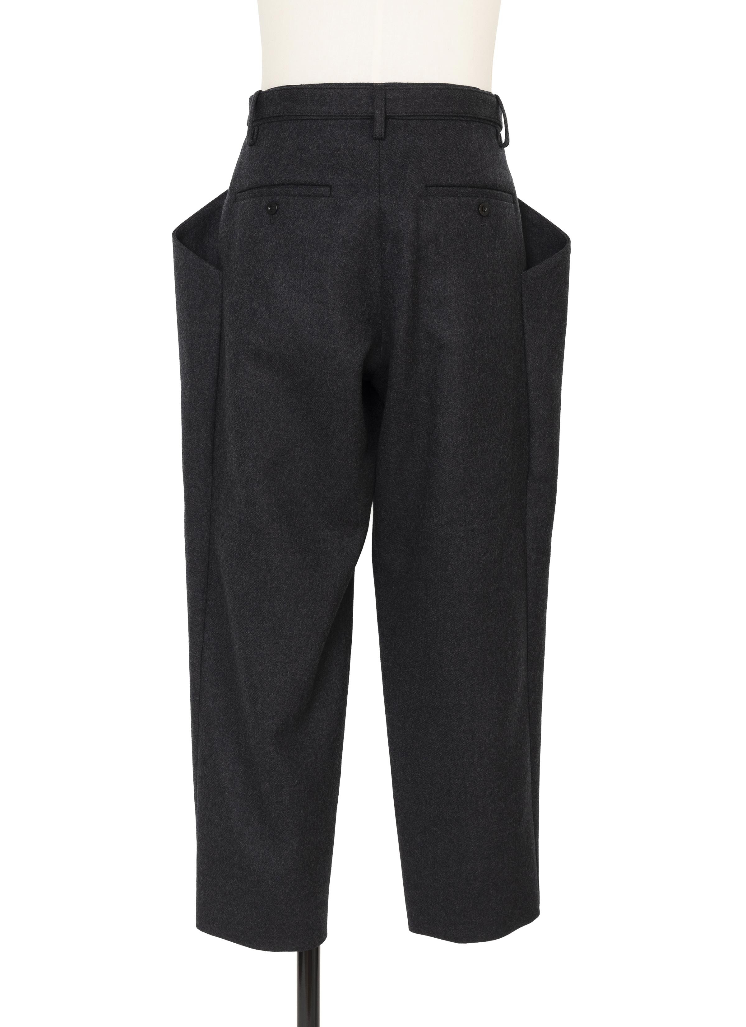 Wool Melton Pants - 4