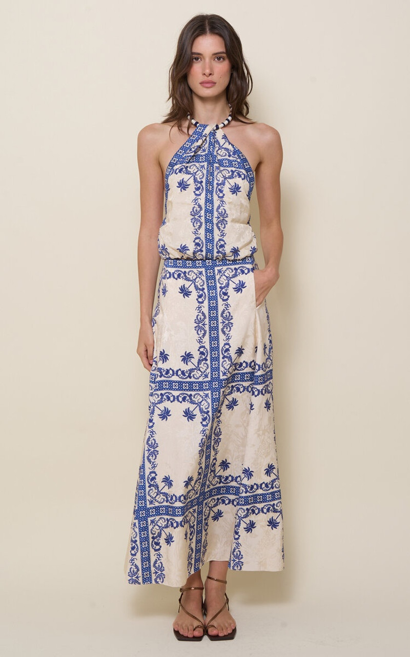 Johanna Ortiz Cantos Andaluz Crepe Halter Top multi outlook