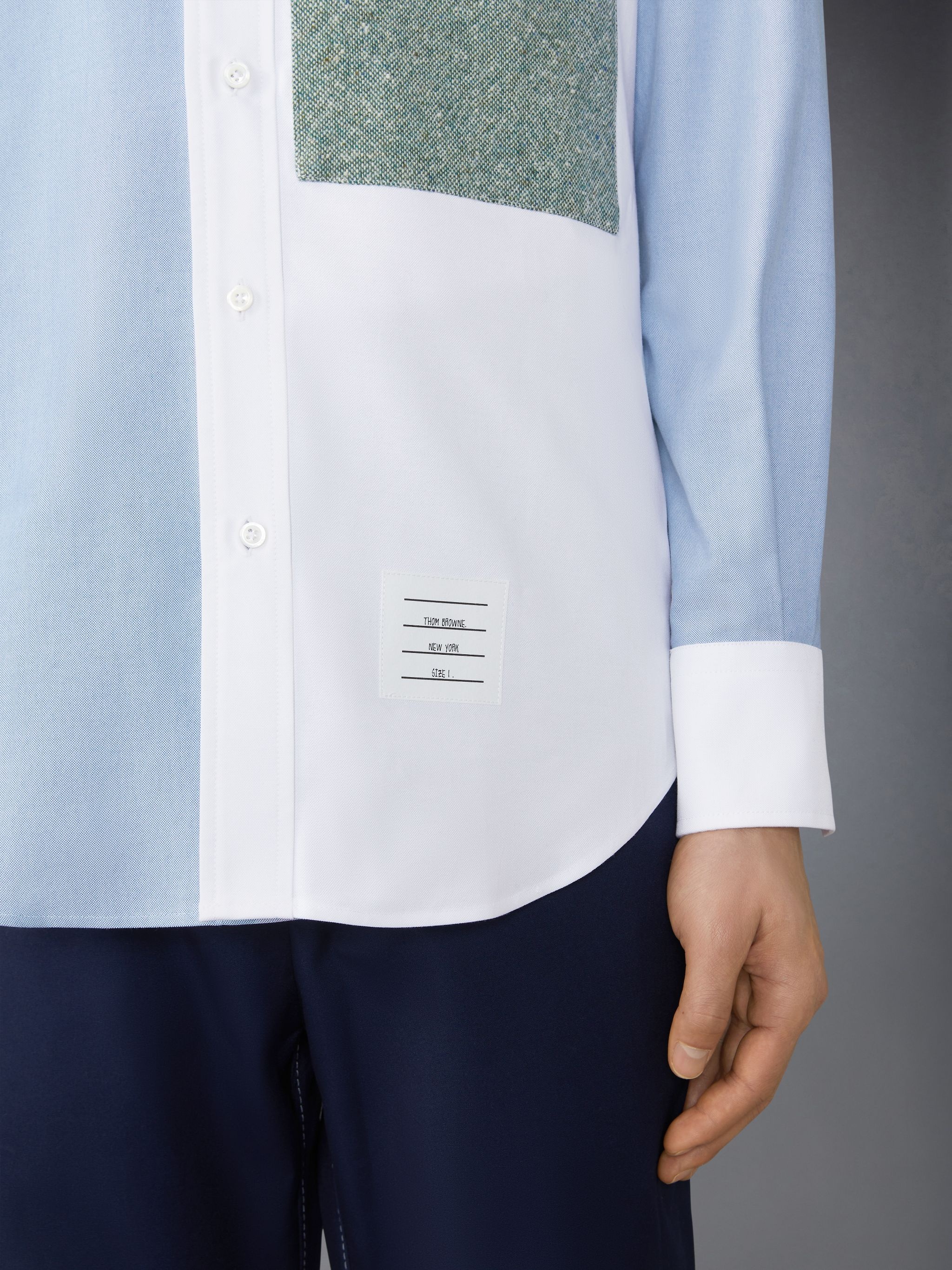 Oxford Rose and Raven Patch Shirt - 6
