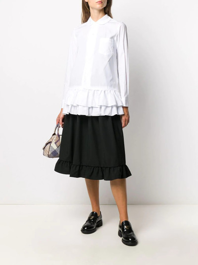 Comme des Garçons GIRL ruffle long-sleeve shirt outlook