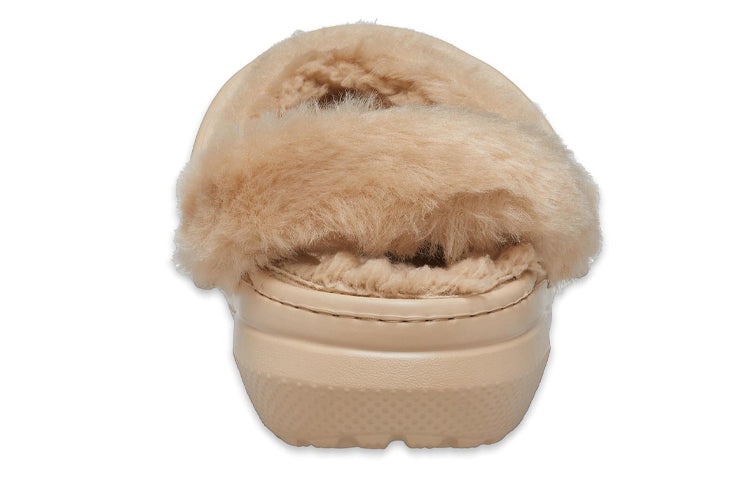 (WMNS) Crocs Classic Fur Sure Clogs 'Chai' 207303-212 - 7
