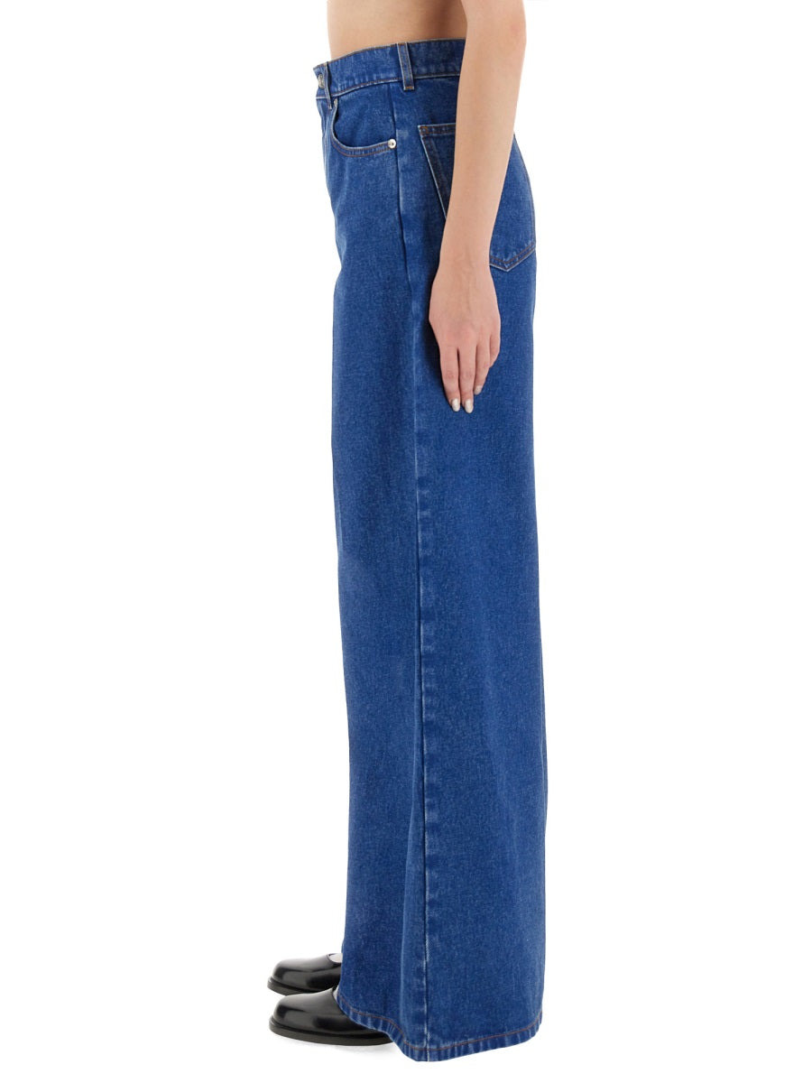 Marni Women Denim Wide Leg Jeans - 4