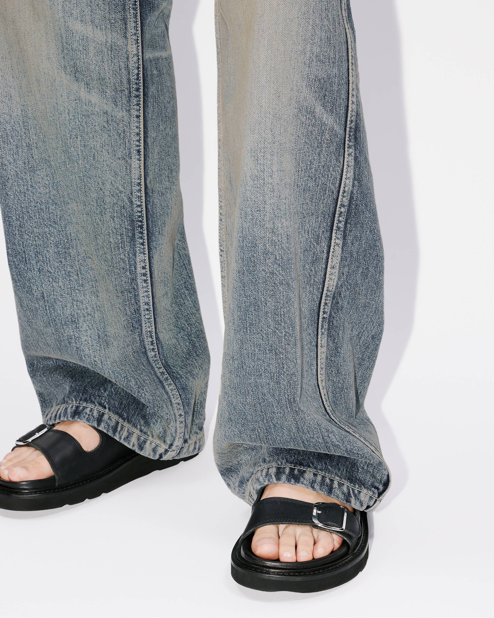 Japanese denim baggy trousers - 8