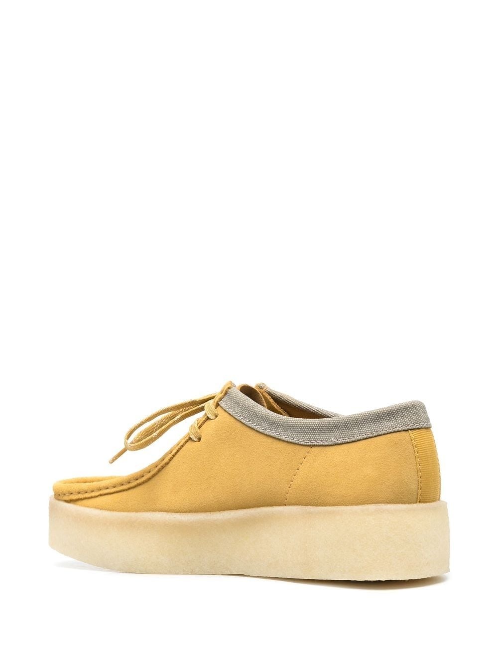 wooden-beads suede boat shoes - 3