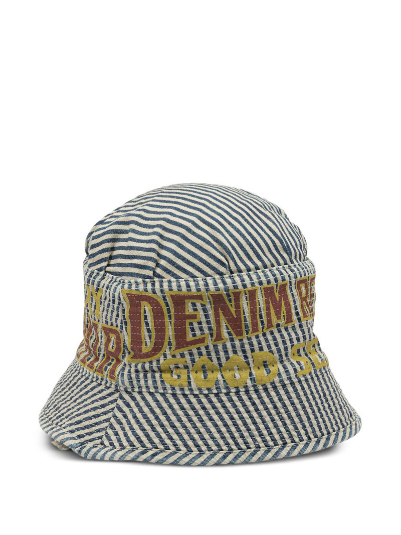 striped print hat 3
