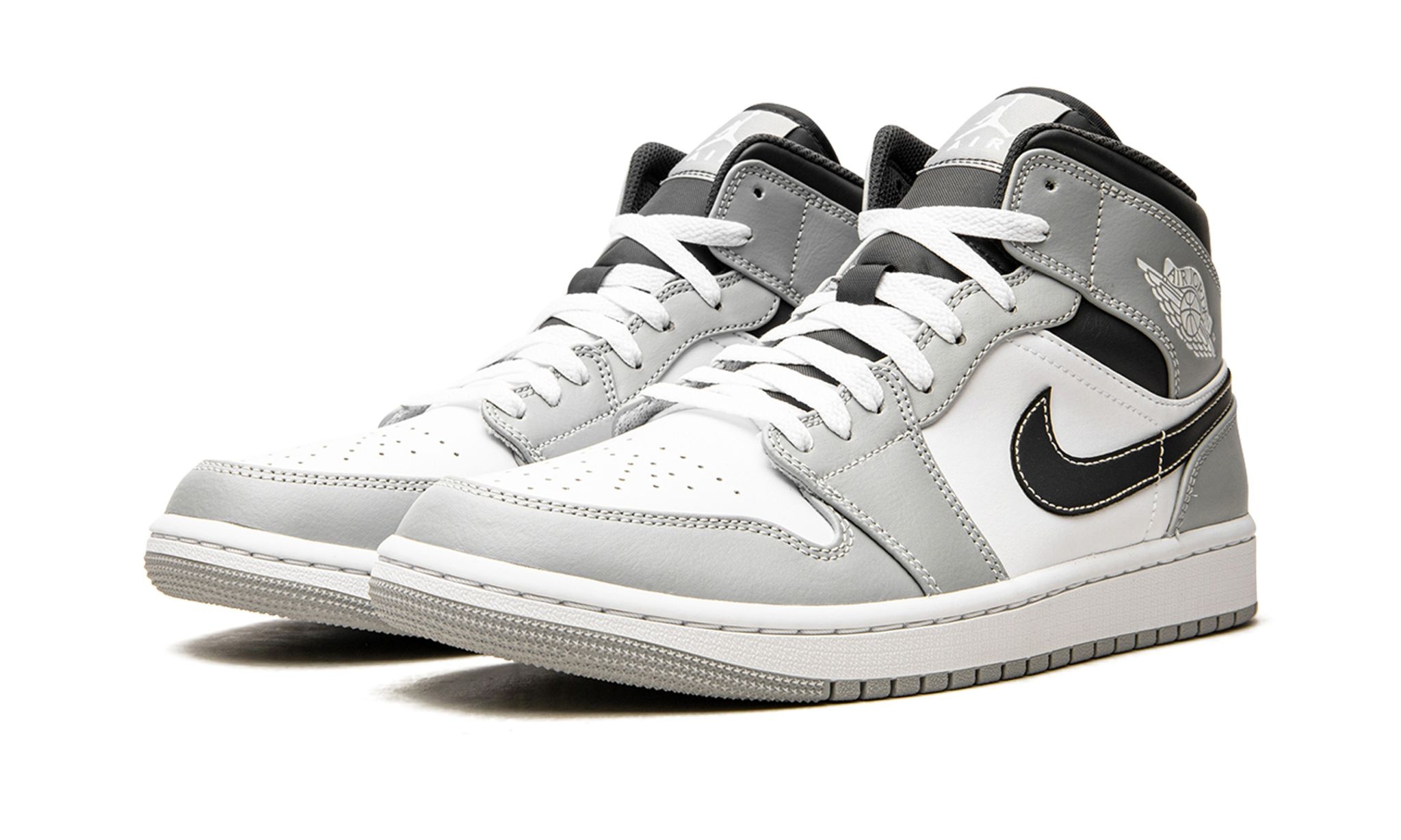 Air Jordan 1 Mid "Light Smoke Grey 2.0" - 2