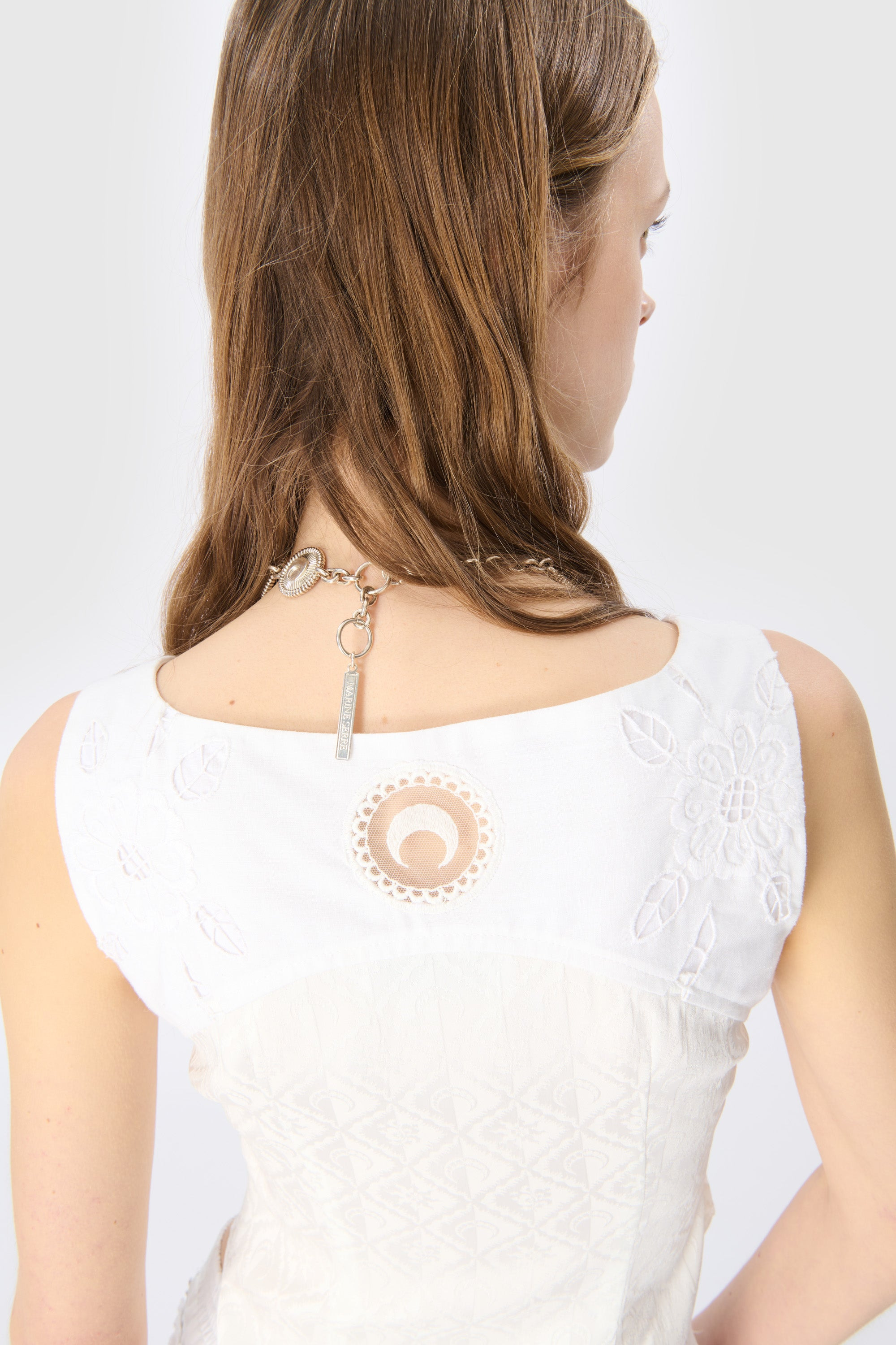 Upcycled Household Linen Corset Top - 3