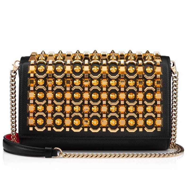 Paloma Clutch BLACK/GOLD-GOLD 1