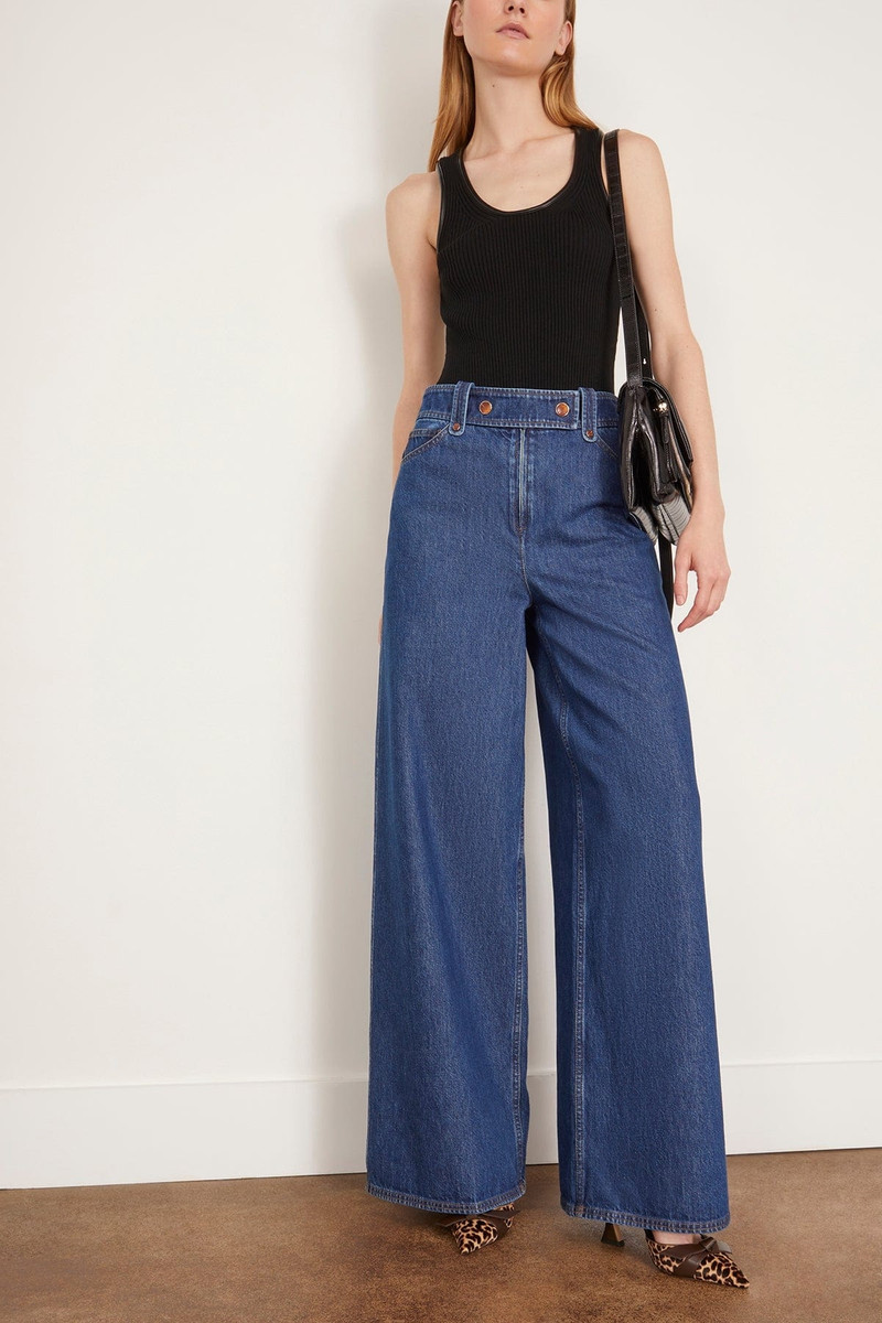 SIMKHAI Cobain Tank Top in Black outlook