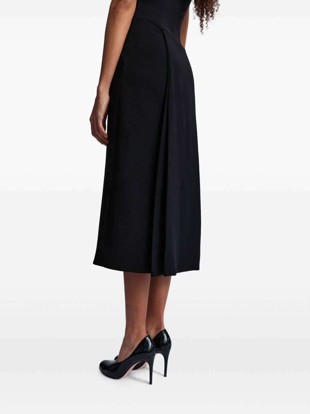 Noctula crepe midi dress - 6
