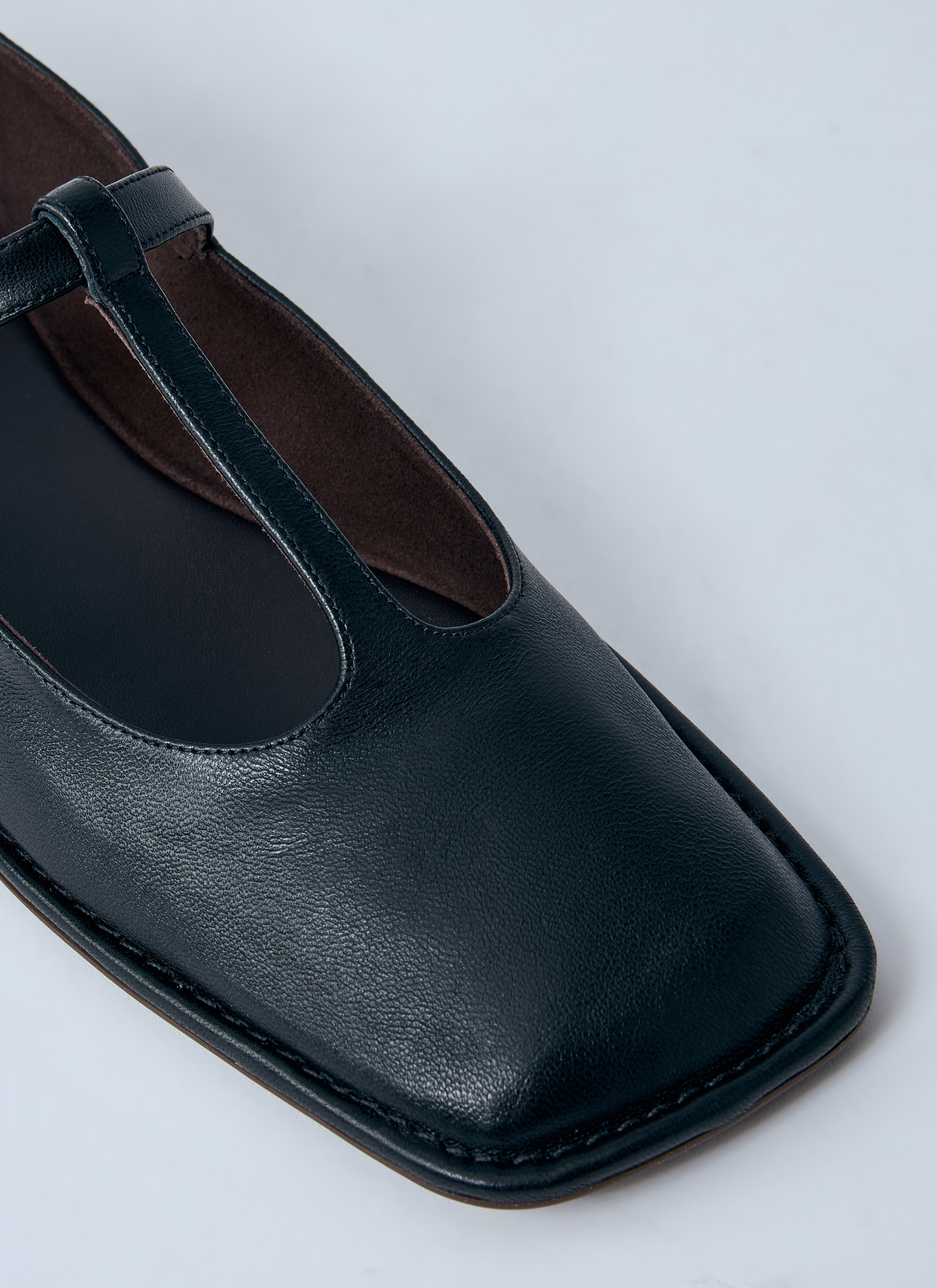 Square T-Strap Flats - 3