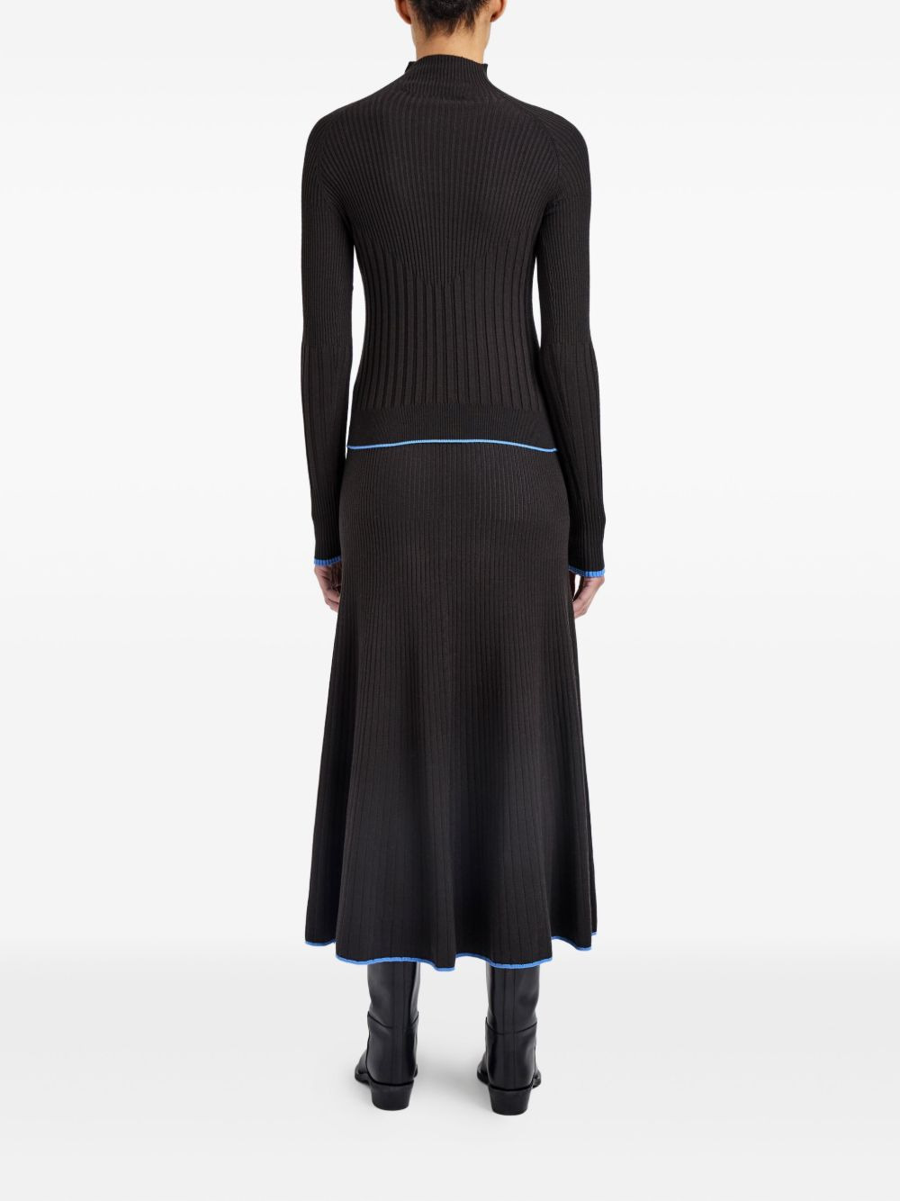 Daniella ribbed turtleneck top - 4