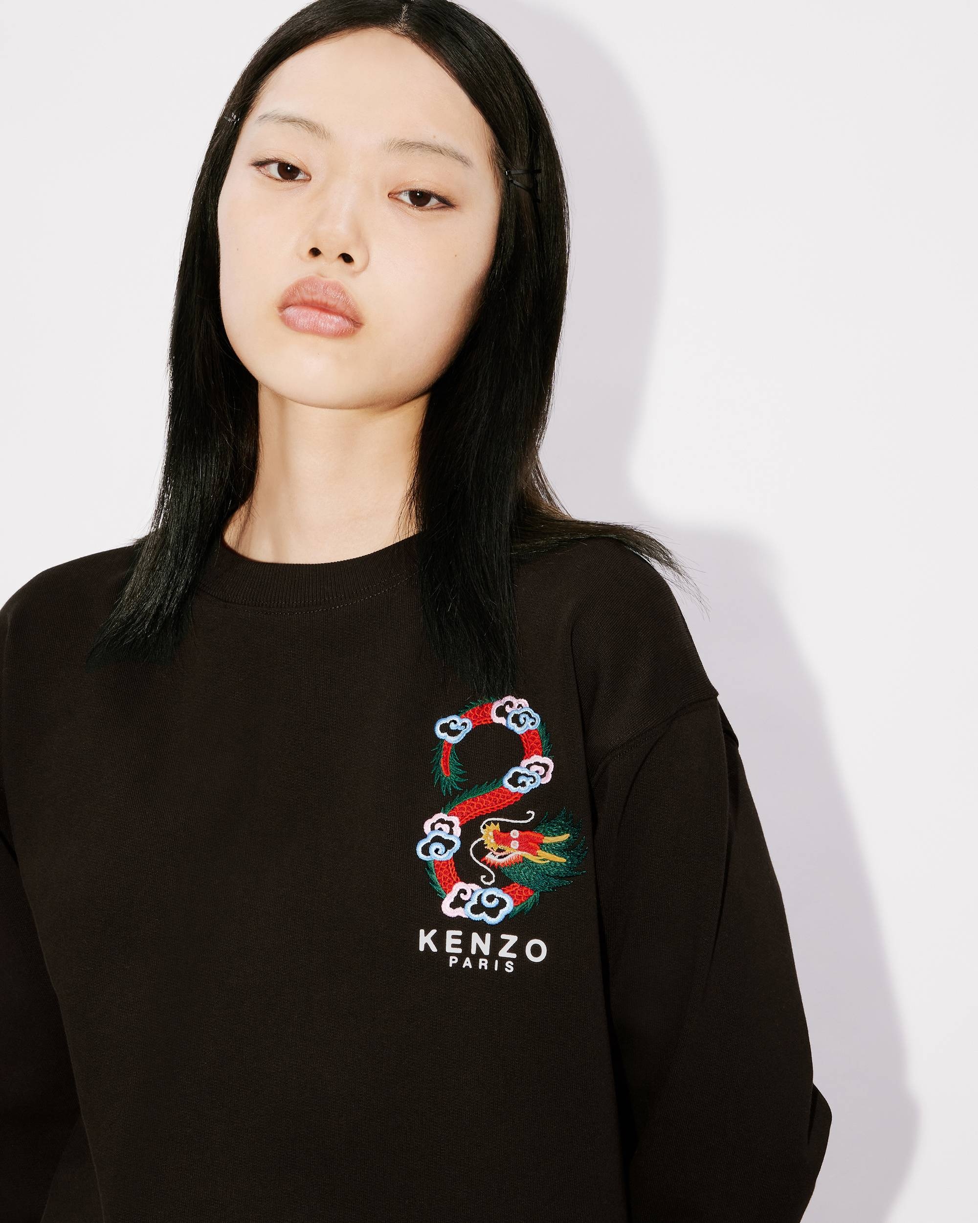 'Year of the Dragon Crest' embroidered regular sweatshirt - 6