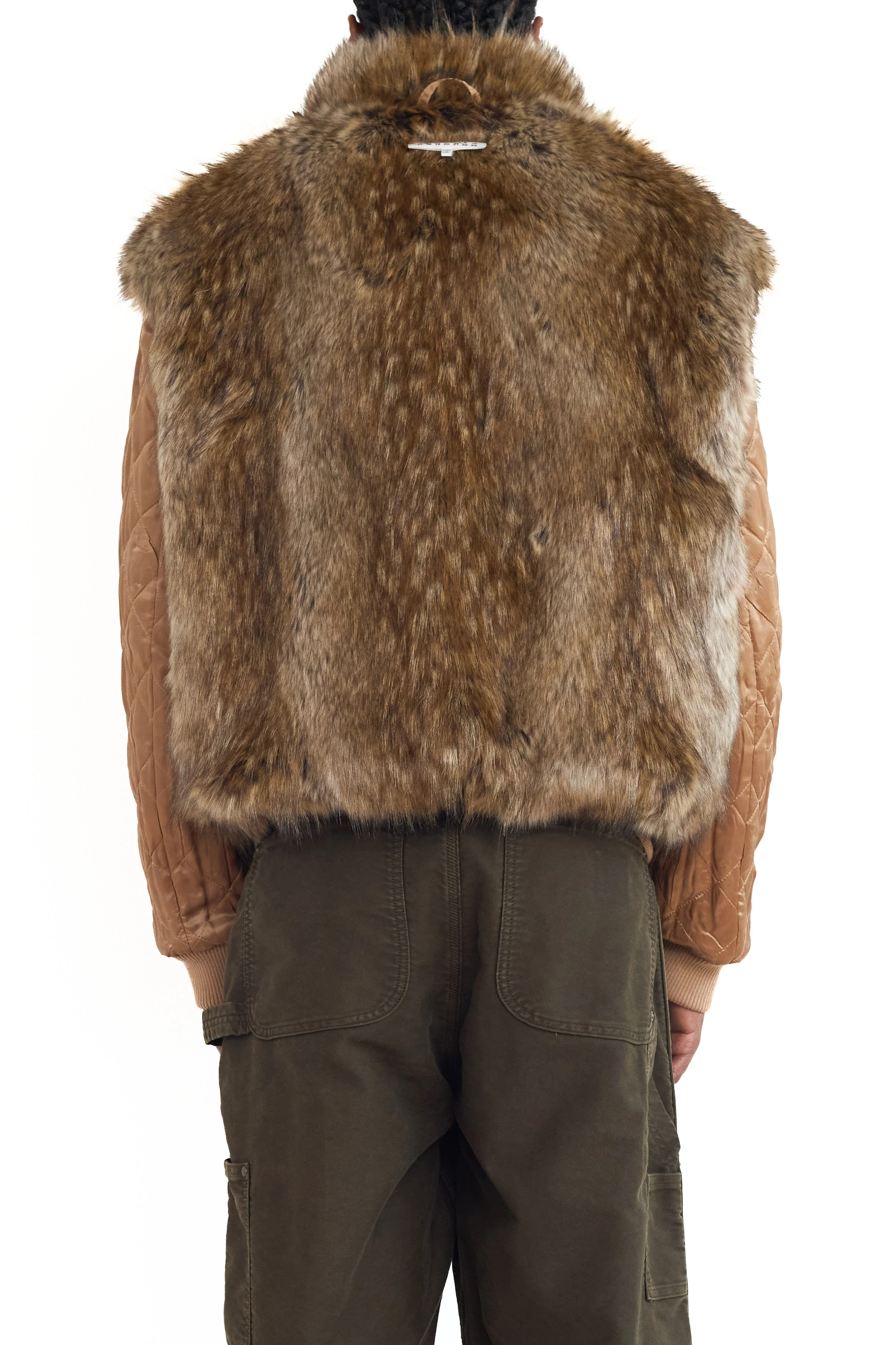 MM6 Reversible Cotton Canvas Jacket Ocre - 12