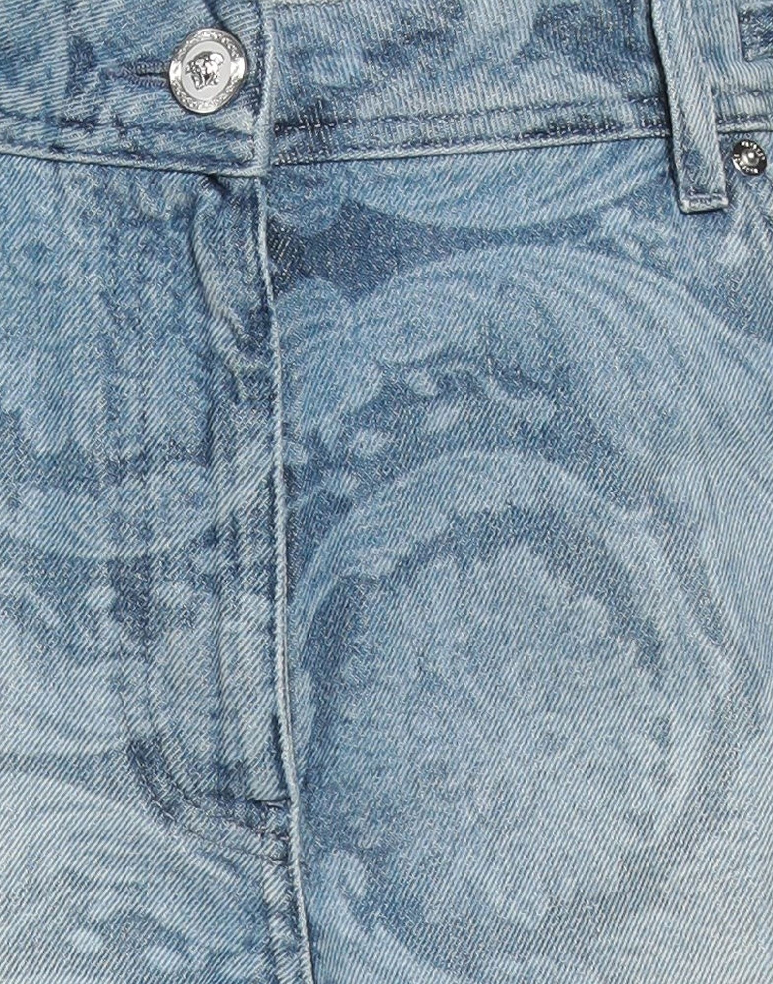 Blue Women's Denim Shorts - 4