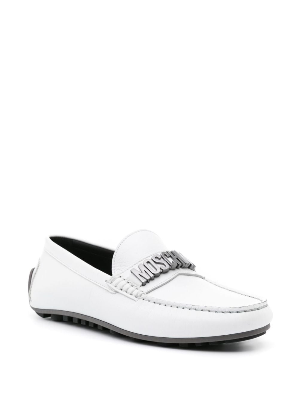 logo-embellished loafers - 2