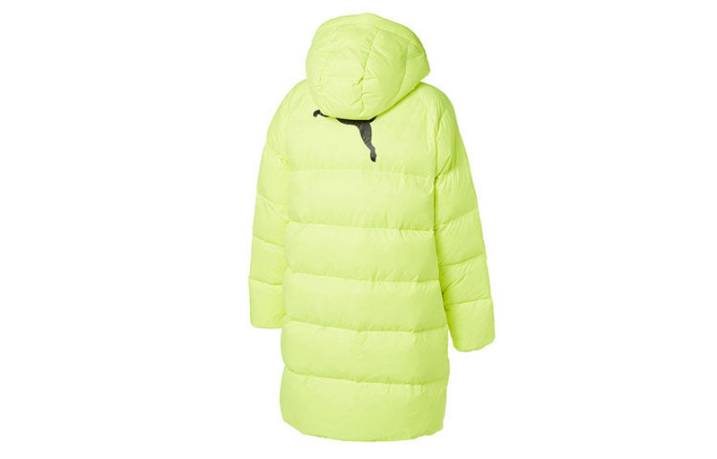 PUMA Puma Long Cut Hoodie Coat 'Yellow' 928652-03 outlook