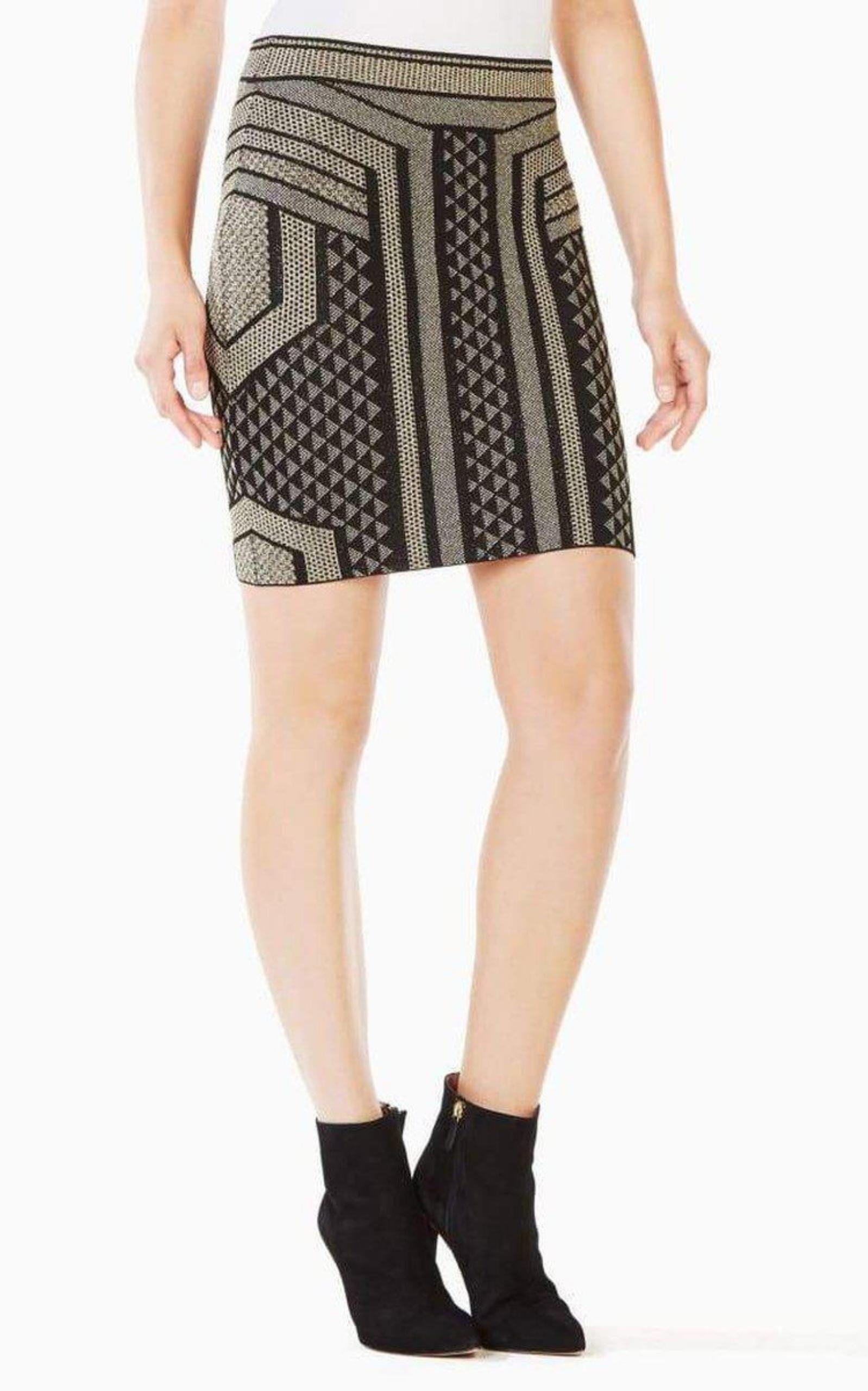 BCBGMAXAZRIA - Josa Metallic Pencil Skirt - 2