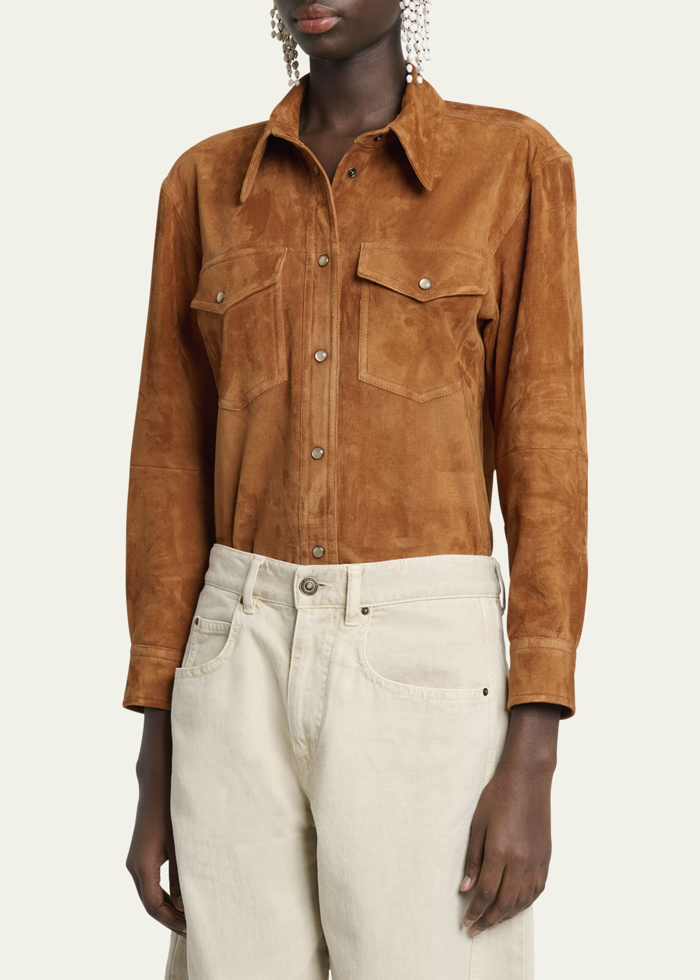 Delcia Suede Jacket - 4