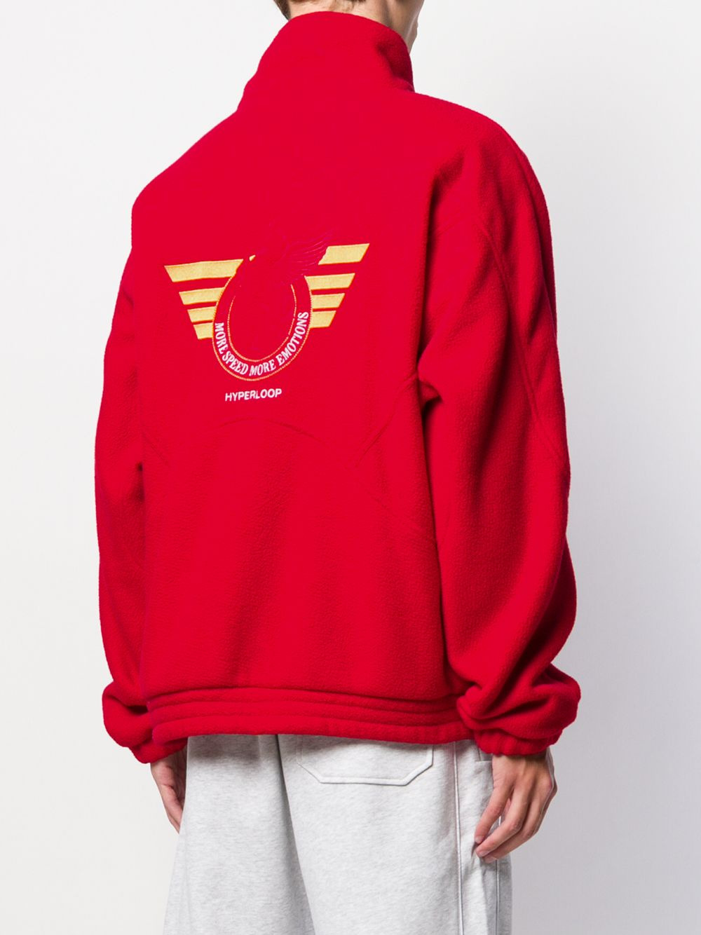 half zip logo fleece - 4