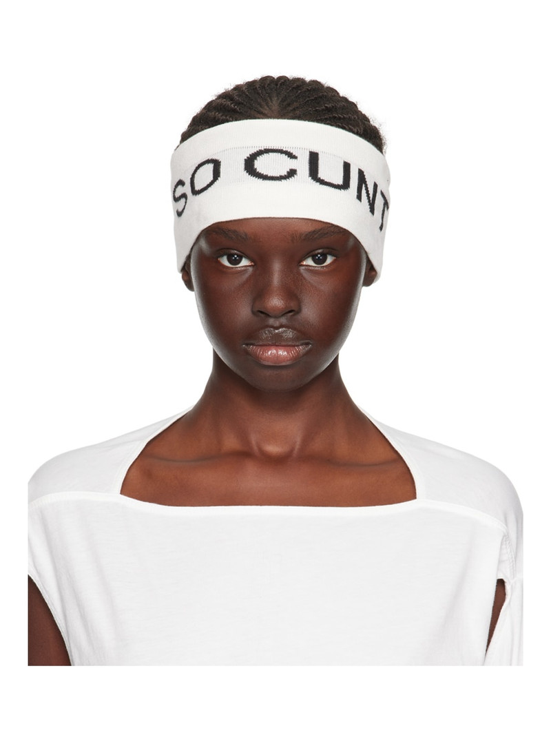 Off-White 'So Cunt' Headband 1