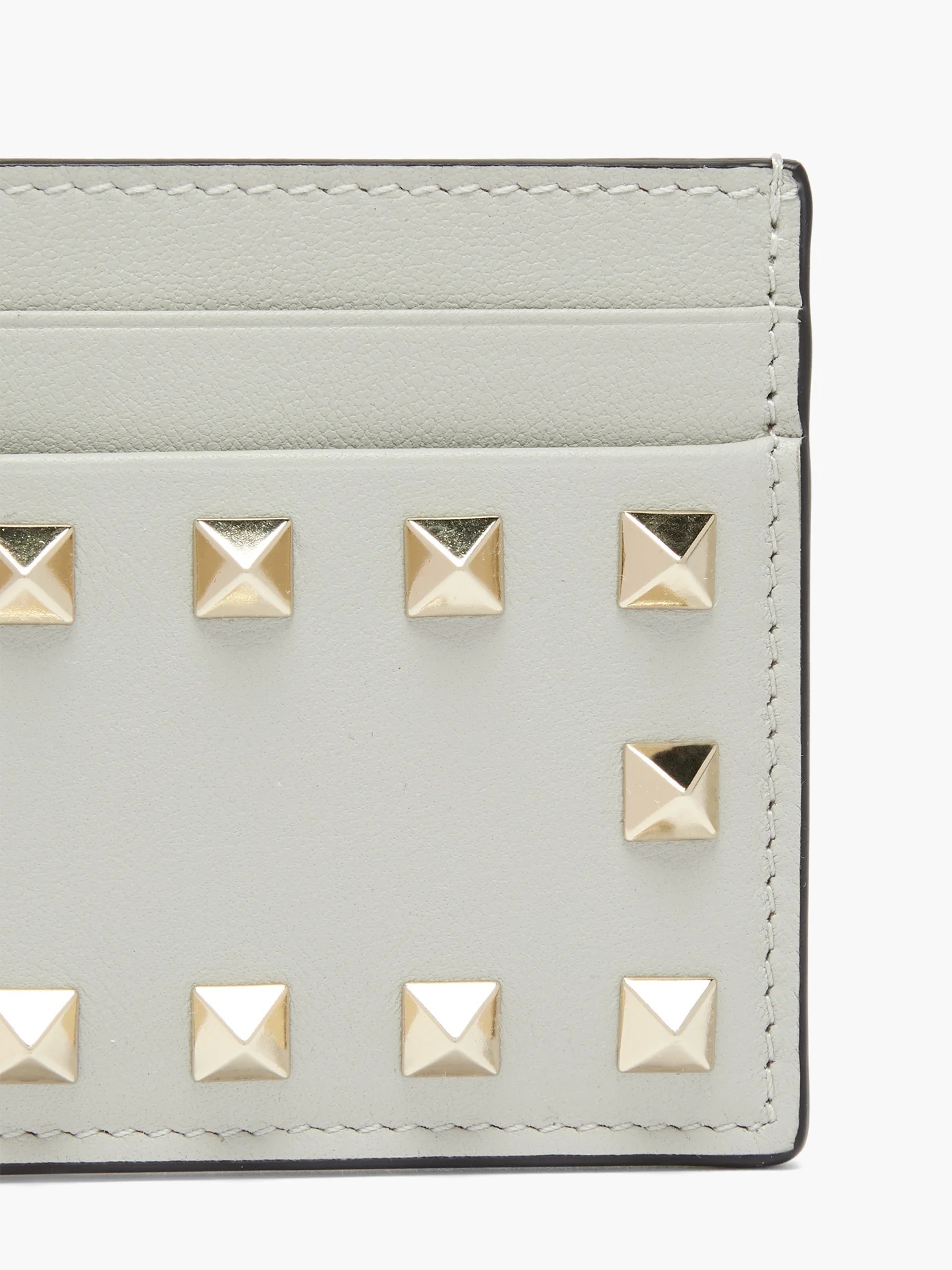 Rockstud leather cardholder - 2