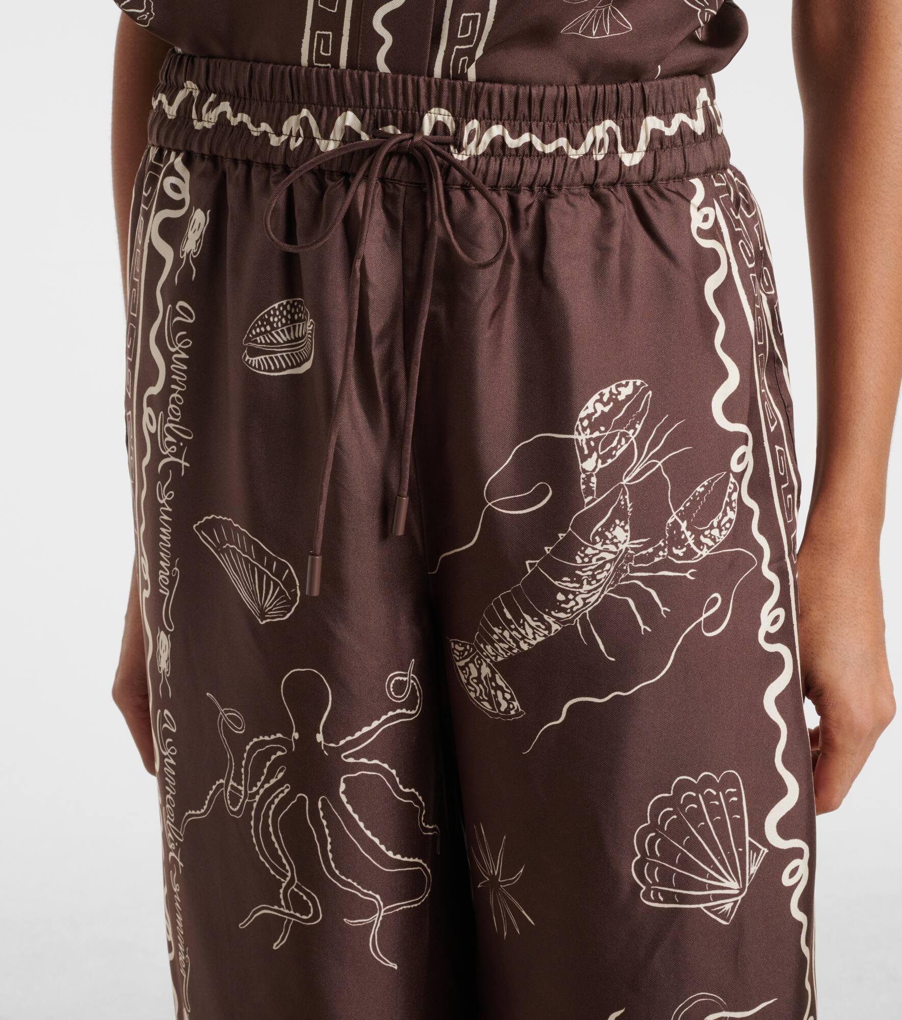 Sammy silk wide-leg pants - 4